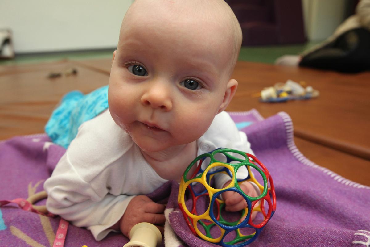 Gerade auf Babys und Kleinkinder hatte sich die Katholische Familien- bildungsstätte Hannover an ihrem Tag der Offenen Tür am vergangen Samstag eingestellt. Mit ihnen zusammen feierte die Fabi ihren fünfzigsten Geburtstag. © pkh/ Koch