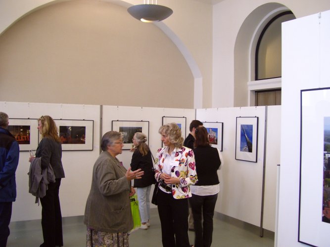 Ausstellungseröffung Blauer Faden