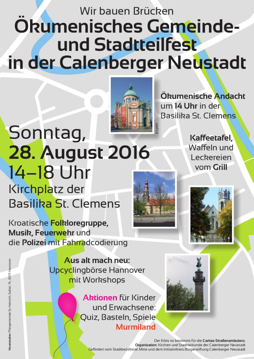 Ökumenisches Gemeinde- und Stadtteilfest Calenberger Neustadt