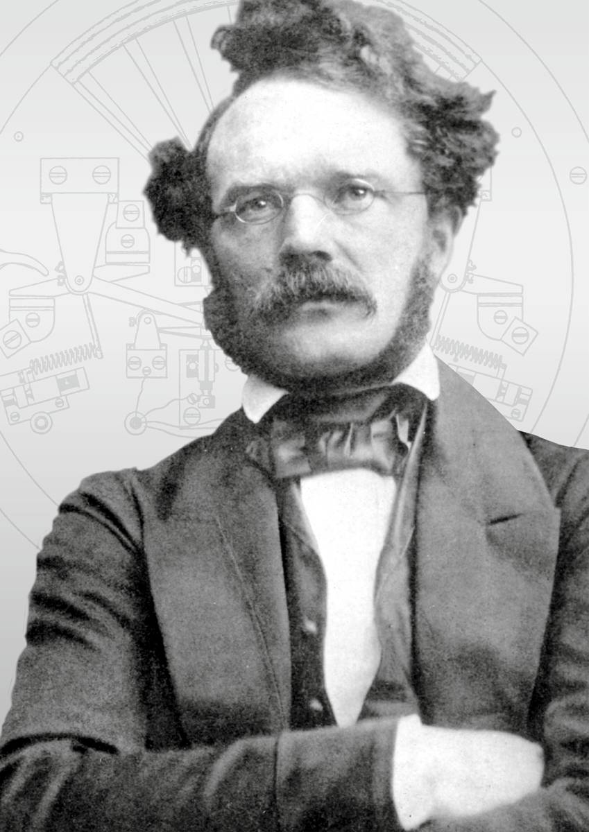 Das Titelmotiv zur Ausstellung „…ein Reich, welches ich gegründet habe“ – Werner von Siemens und die Elektrotechnik (Bild: Siemens Corporate Archives)