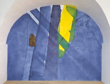 Wandbild in der Krypta der Basilika St. Clemens